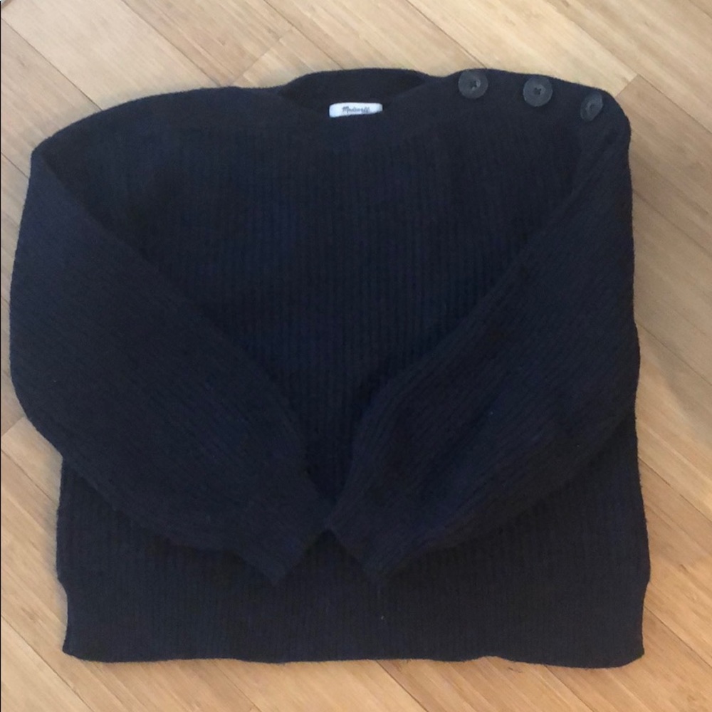 Madewell Navy Merino Wool Sweater - Size M